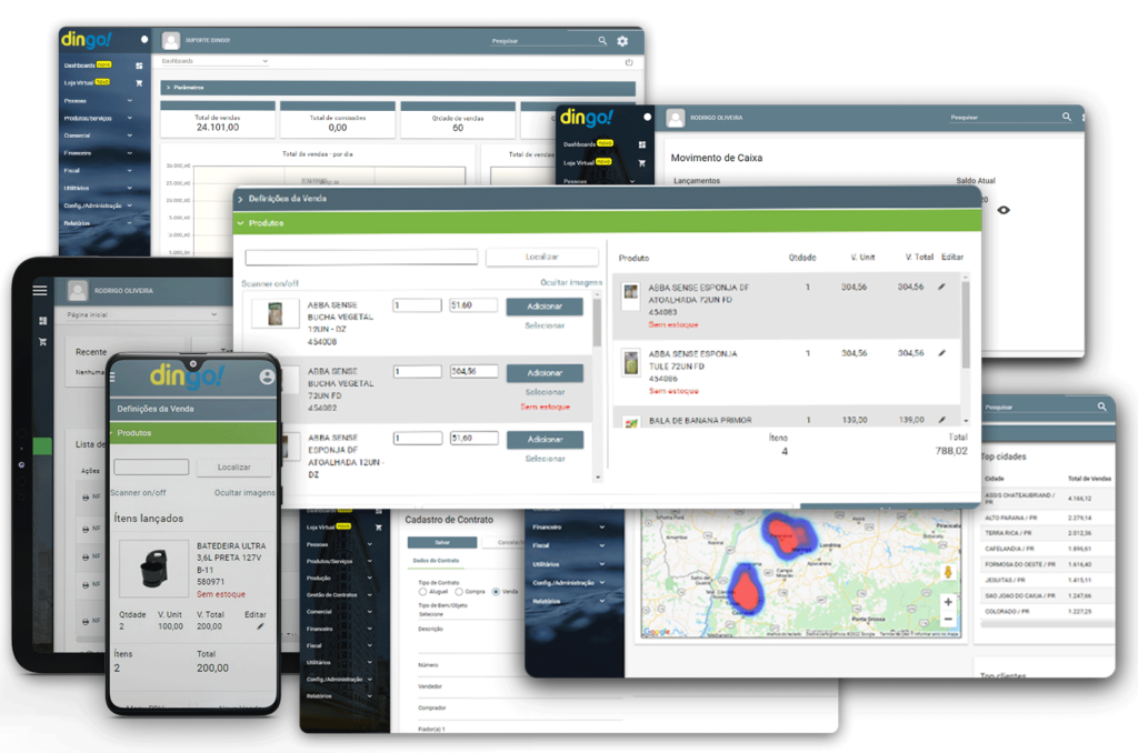sistema integrado com e-commerce e marketplaces
